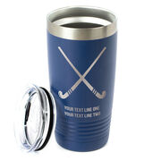 Field Hockey 20 oz. Double Insulated Tumbler - Crossed Sticks Icon