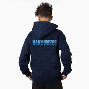 Swimming Hooded Sweatshirt - Make Waves (Back Design)