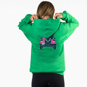 Girls Lacrosse Hooded Sweatshirt - Lax Cruiser (Back Design)