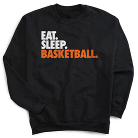 Basketball Crew Neck Sweatshirt - Eat Sleep Basketball