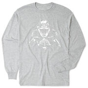 Football Tshirt Long Sleeve - Santa Player