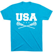 Girls Lacrosse T-Shirt Short Sleeve - USA Girls Lacrosse
