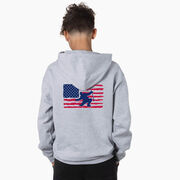 Hockey Hooded Sweatshirt - Hockey Land That We Love (Back Design)