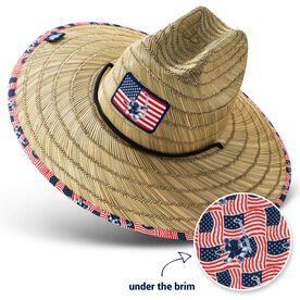 Hockey Straw Hat - USA