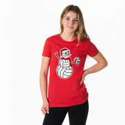 Volleyball Women's Everyday Tee - Serving Holiday Cheer