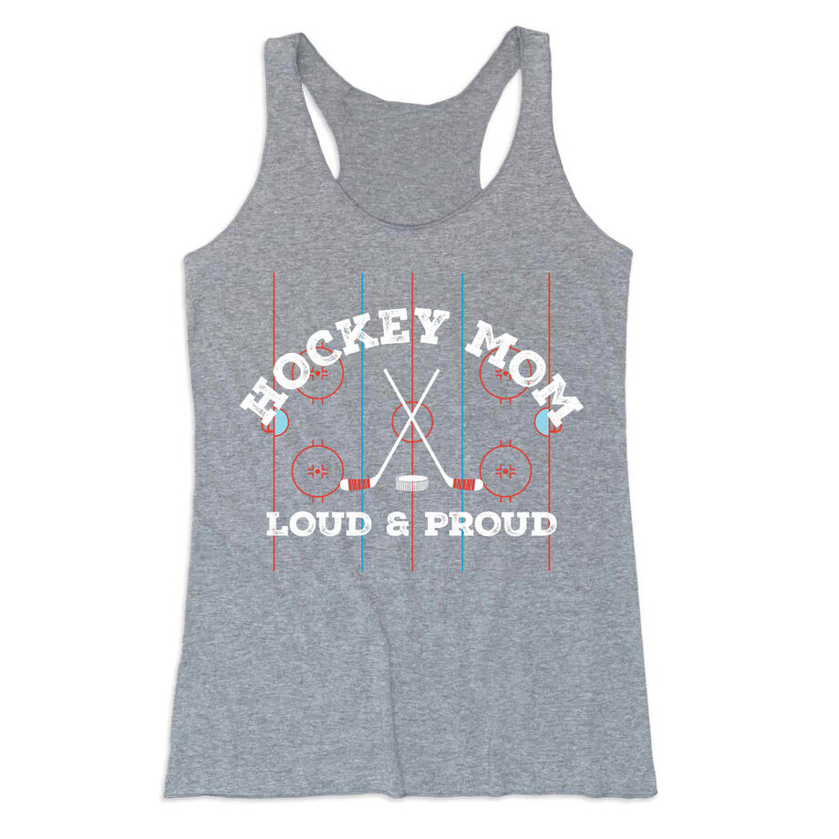 Hockey Women's Everyday Tank Top - Loud and Proud Hockey Mom