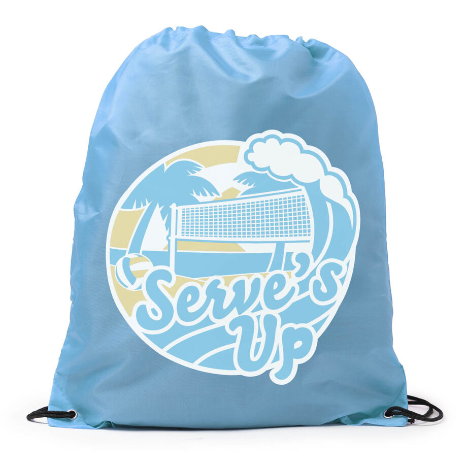 Volleyball Drawstring Backpack - Serve's Up