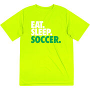 Soccer Short Sleeve Performance Tee - Eat. Sleep. Soccer.