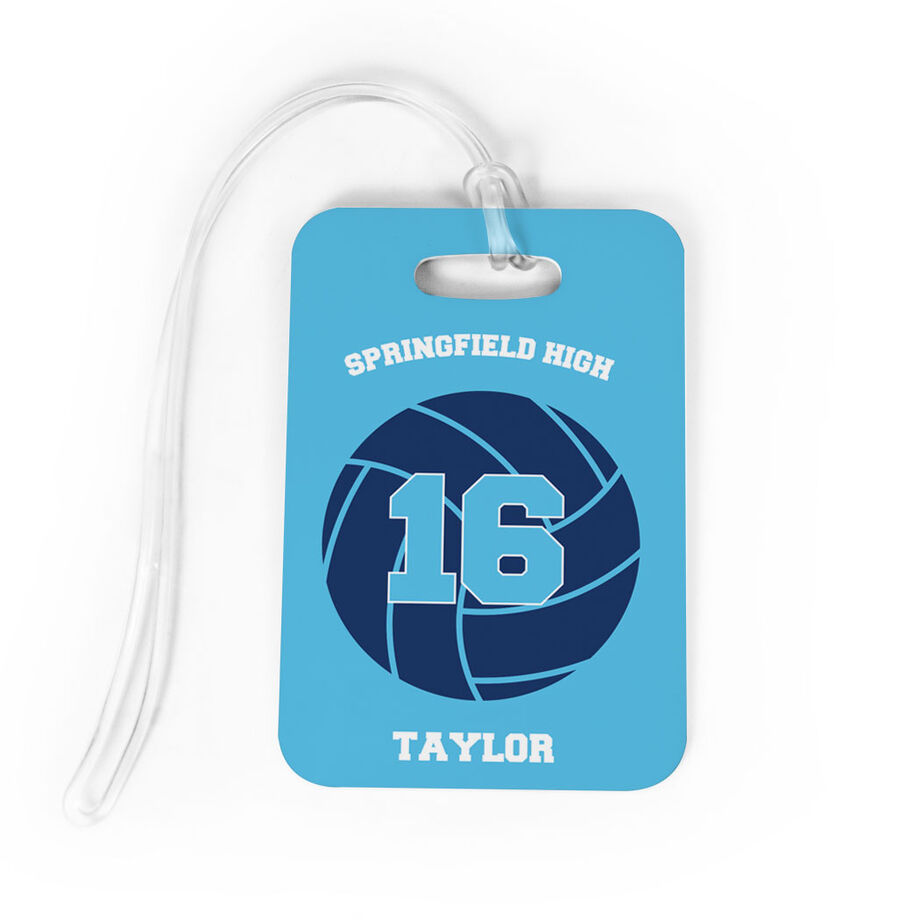Volleyball Bag/Luggage Tag - Personalized Volleyball Team