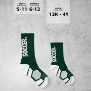 Soccer Woven Mid-Calf Socks - Just Soccer