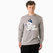 Baseball Tshirt Long Sleeve - 3 Up 3 Down 