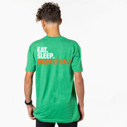 Basketball Short Sleeve T-Shirt - Eat. Sleep. Basketball. (Back Design)