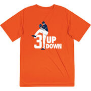 Baseball Short Sleeve Performance Tee - 3 Up 3 Down