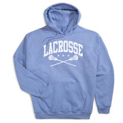 Guys Lacrosse Hooded Sweatshirt - Crossed Sticks