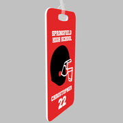 Football Bag/Luggage Tag - Personalized Team Helmet