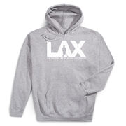 Guys Lacrosse Hooded Sweatshirt - I'd Rather Lax