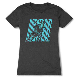 Hockey Women's Everyday Tee - Hockey Girl Repeat