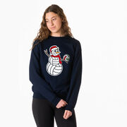 Volleyball Crewneck Sweatshirt - Serving Holiday Cheer