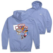 Basketball Hooded Sweatshirt - Hoop Loops (Back Design)