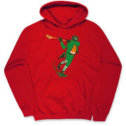 Guys Lacrosse Hooded Sweatshirt - Lacrosse Leprechaun