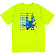 Hockey Short Sleeve Performance Tee - Dangle Snipe Celly Player