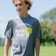 Tennis Short Sleeve Performance Tee - Servin' Aces
