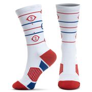 Hockey Woven Mid-Calf Socks - Rink