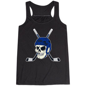  Hockey Flowy Racerback Tank Top - Chill to the Bone