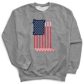 Hockey Crewneck Sweatshirt - American Flag