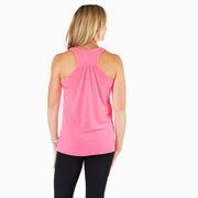 Skiing Flowy Racerback Tank Top - Yeti To Ski