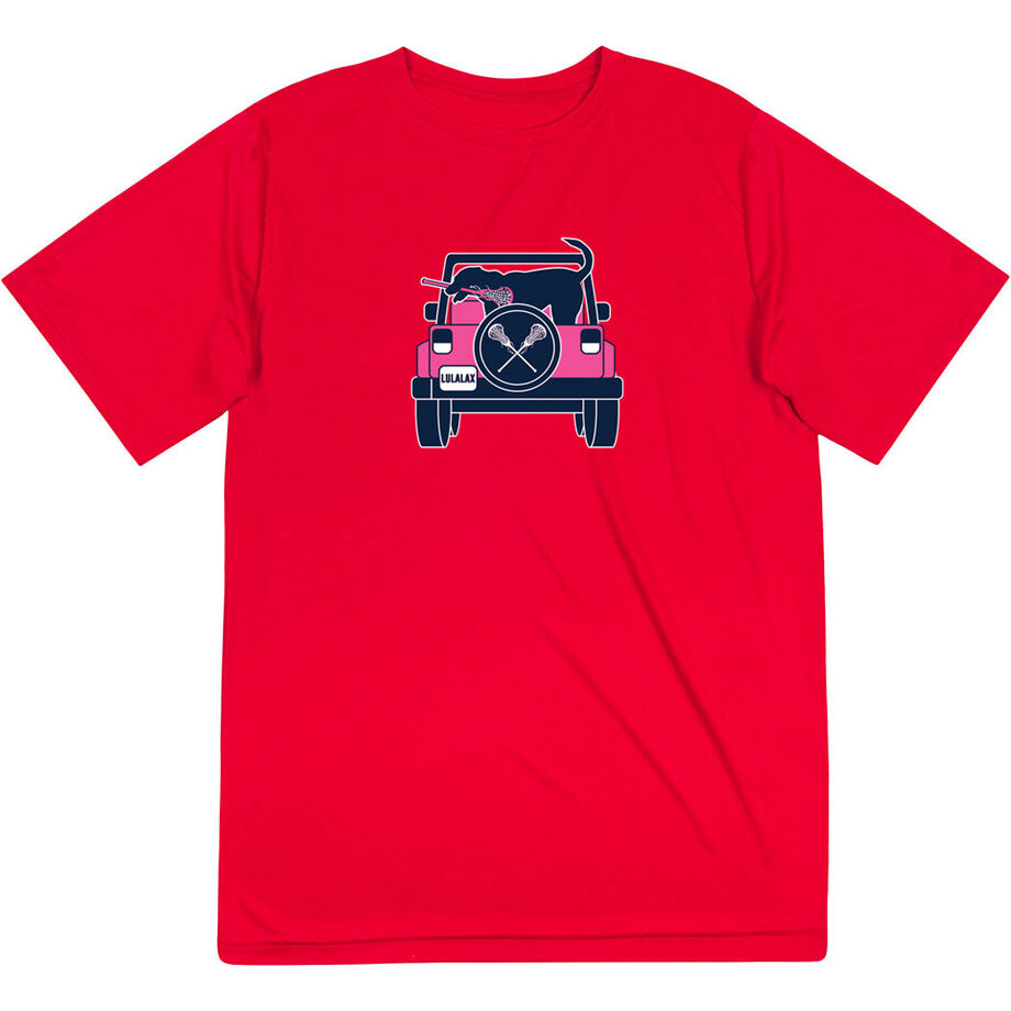 Girls Lacrosse Short Sleeve Performance Tee - Lax Cruiser