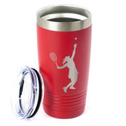 Tennis 20 oz. Double Insulated Tumbler - Female Silhouette