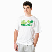 Pickleball Short Sleeve Performance Tee - Eat. Sleep. Pickleball