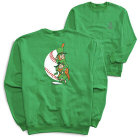 Baseball Crewneck Sweatshirt - Top O' The Order (Back Design)