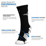 Soccer Woven Mid-Calf Socks - Soccer Player