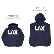 Guys Lacrosse Hooded Sweatshirt - I'd Rather Lax