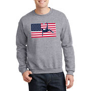 Soccer Crewneck Sweatshirt - Patriotic Soccer