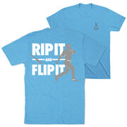 Baseball Short Sleeve T-Shirt - Rip It Flip It (Back Design)