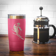 Skiing 20 oz. Double Insulated Tumbler - Female Silhouette