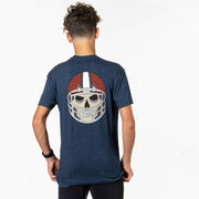 Football Short Sleeve T-Shirt - Game Face (Back Design)
