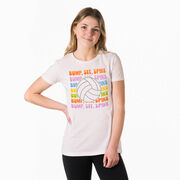 Volleyball Women's Everyday Tee - Bump, Set, Spike
