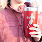 Basketball 20 oz. Double Insulated Tumbler - Girl Player