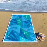 Volleyball Premium Beach Towel - Player