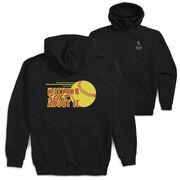 Softball Hooded Sweatshirt - Nothing Soft About It (Back Design)