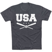 Baseball T-Shirt Short Sleeve - USA