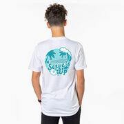 Pickleball Short Sleeve T-Shirt - Serve's Up (Back Design)