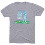 Golf Short Sleeve T-Shirt - Eat. Sleep. Golf