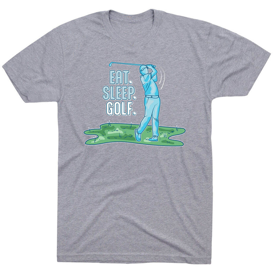 Golf Short Sleeve T-Shirt - Eat. Sleep. Golf