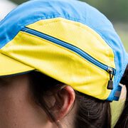 CoolRun Pocket Hat - Yellow/Blue