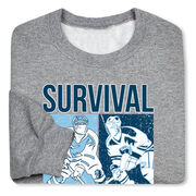 Hockey Crewneck Sweatshirt - Survival of the Fittest